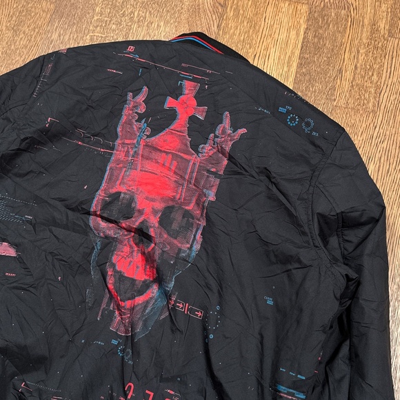 Ubisoft Watch Dogs 2 Video Game DedSec London Reversible Bomber Jacket Mens S - Picture 6 of 12